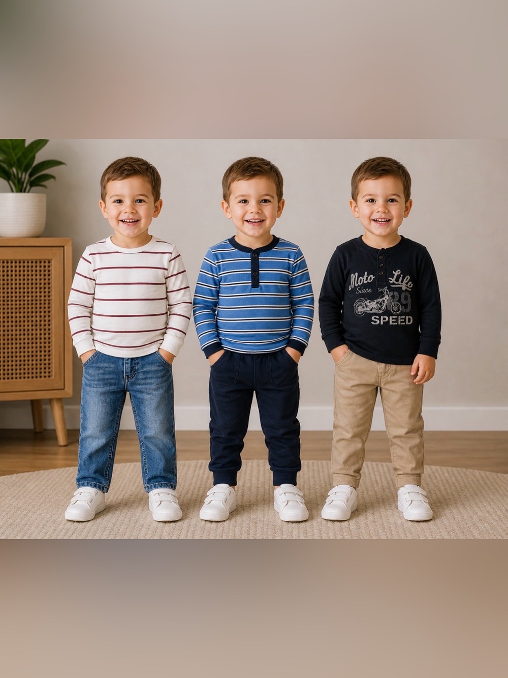 Bundle of 6 (3 Outfits) size 2T